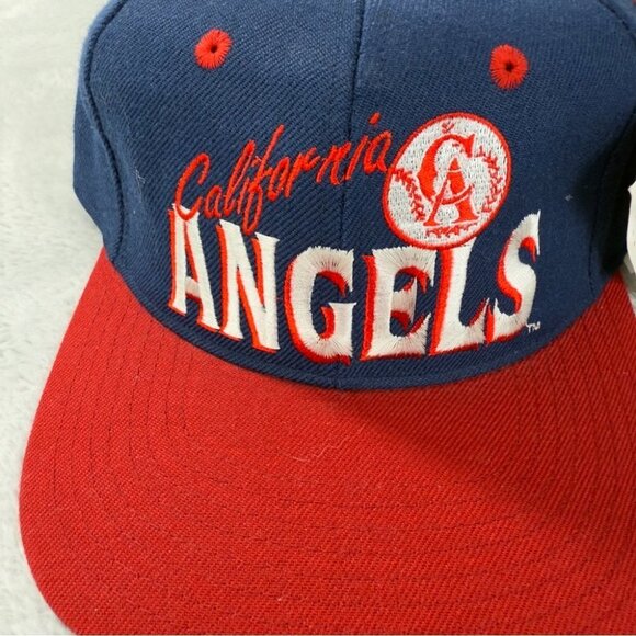 Vintage California Angels MLB Wool Snapback Hat - Picture 3 of 12